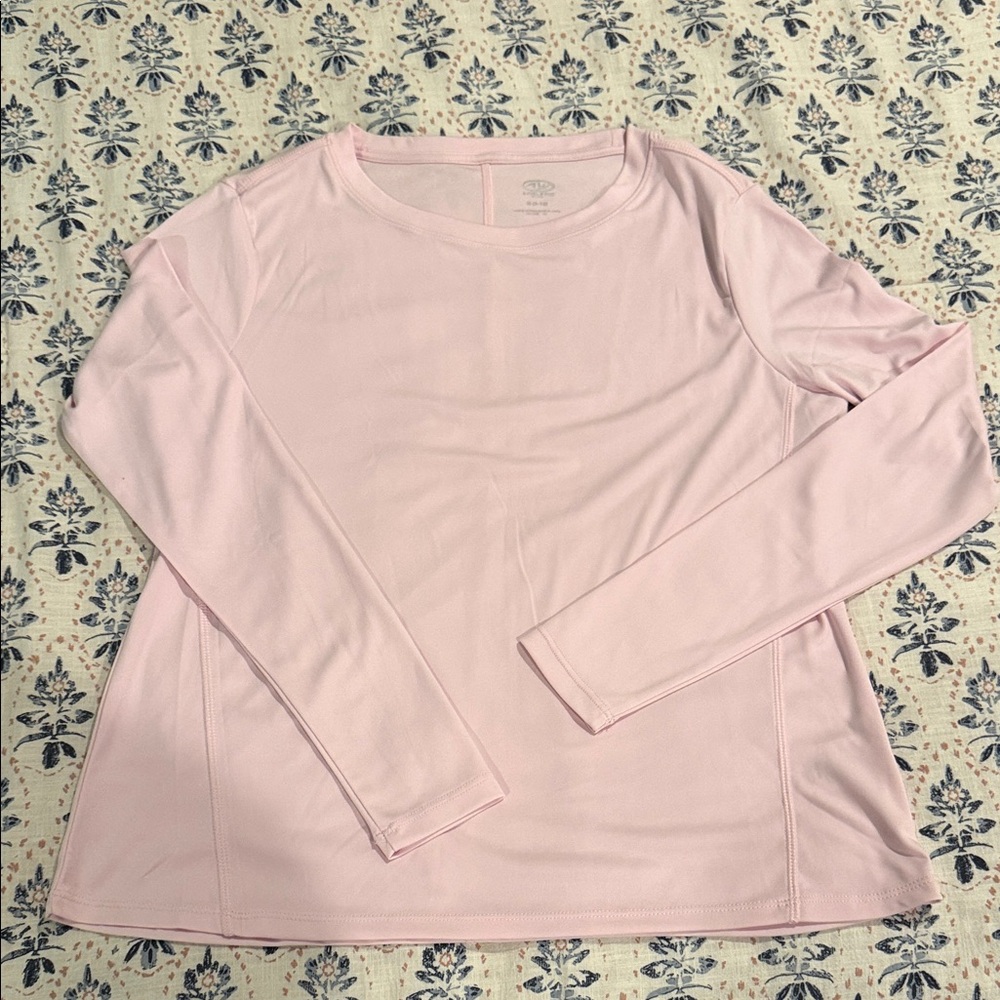 Athletic Works Light Pink Long Sleeve Tee